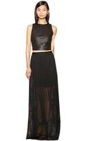 Thumbnail for your product : Alice + Olivia Caitlin Fringe Maxi Skirt