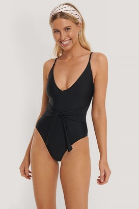 NA-KD Tied Front Swimsuit