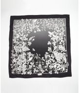 Thumbnail for your product : Gucci navy and white 'Gucci Garden' silk scarf