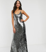 Thumbnail for your product : ASOS Tall DESIGN Tall cami embellished maxi dress
