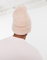 Thumbnail for your product : ASOS DESIGN oversized fisherman beanie in pink