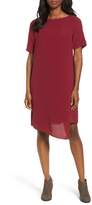 Thumbnail for your product : Eileen Fisher Asymmetrical Silk Shift Dress