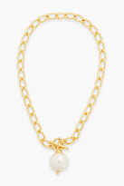 Thumbnail for your product : Ben-Amun 24-Karat Gold-Plated Faux Pearl Necklace