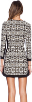 Thumbnail for your product : Cynthia Vincent Twelfth Street By Long Sleeve Shift Dress