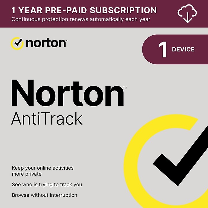 Norton Co. AntiTrack for 1 Device, Windows, Download (21428875)