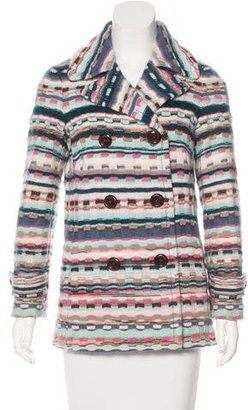 Missoni Wool Double-Breasted Coat