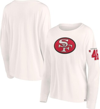 Fanatics Women's Branded Cream San Francisco 49ers Game Date Long Sleeve T- shirt - ShopStyle Plus Size Tops