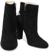 Thumbnail for your product : Camilla Elphick Silver Arrows Leather-Appliquéd Suede Ankle Boots