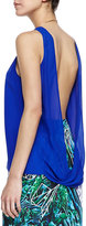 Thumbnail for your product : Dion Lee Sleeveless Neck-Ring Open-Back Top