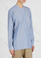 Thumbnail for your product : Vince Blue Striped Cotton Tunic