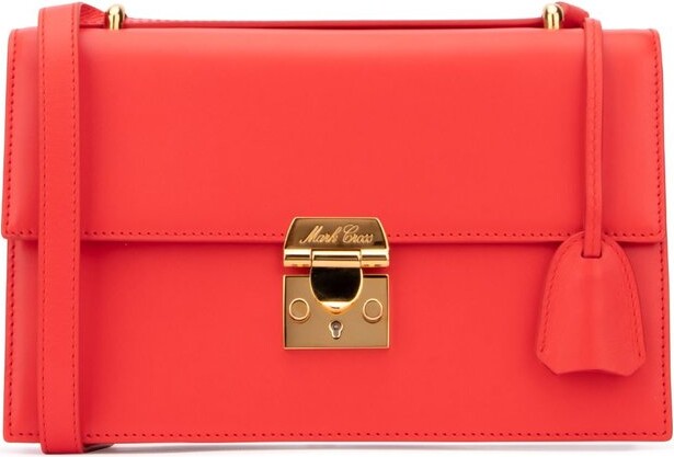 Mark Cross Lock Closure Shoulder Bag