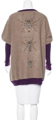 Thomas Wylde Cashmere Embellished Sweater w/ Tags