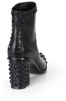 Thumbnail for your product : Alexander McQueen Studded Leather Ankle Boots