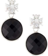 Thumbnail for your product : Elizabeth Showers Pave Maltese Cross Black Onyx Earrings