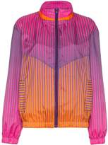Thumbnail for your product : House of Holland stripe-print stand-collar track jacket
