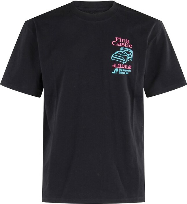 Edwin Pink Castle Graphic T-Shirt