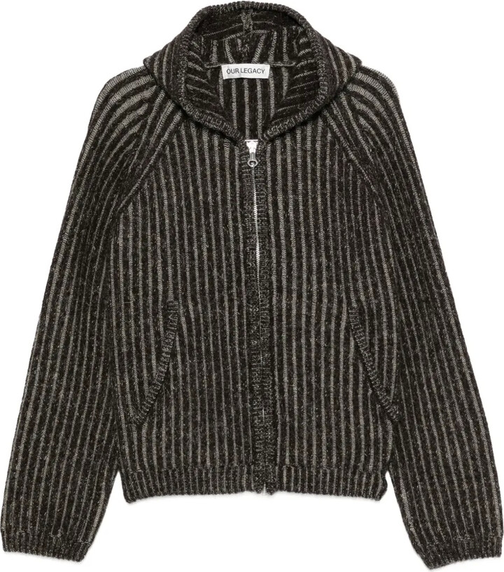 Our Legacy Striped Knitted Hoodie