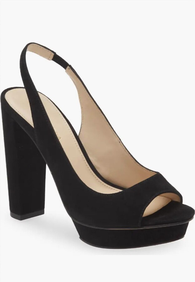 Pelle Moda Women's Palma Slingback Sandals In Black Suede