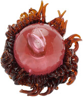 Thumbnail for your product : Tétier Brown & Pink Comb Pearl Ring