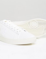 Thumbnail for your product : Fred Perry Spencer Knit/Leather Sneakers