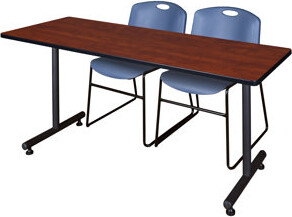 Inbox Zero Nicklos T-Base Training Seminar Table 2 Zeng Stack Chairs