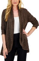 Thumbnail for your product : Karen Scott Women's Turbo Shawl-Collar Cardigan, Created for Macy's