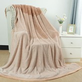 Thumbnail for your product : Unique Bargains Soft Warm Fuzzy Microfiber Gradient Ombre Blankets for Bed or Couch