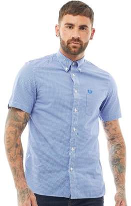 Fred Perry Mens Gingham Shirt Olympian
