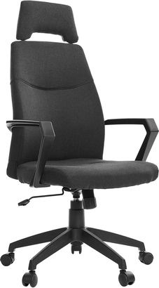Resort Living Office Chairs Star Black High-Back Office Chair