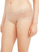 Thumbnail for your product : A Pea in the Pod Lace Girl Short Maternity Panties-Rugby Tan-XS |