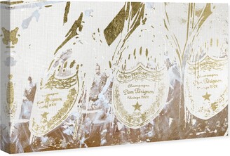 Oliver Gal Champagne Showers Canvas Art