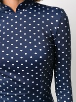 Thumbnail for your product : MARCIA Polka Dot Fitted Mini Dress