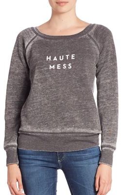 Milly Haute Mess Graphic Sweatshirt