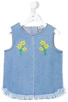 Thumbnail for your product : Stella McCartney Kids floral embroidered top
