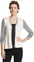 Thumbnail for your product : Chico's Shoulder Detail Cerise Cardigan
