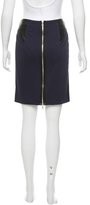 Thumbnail for your product : Yigal Azrouel Leather-Accented Bodycon Skirt