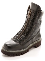 Thumbnail for your product : McQ Tina Zip High Combat Boots
