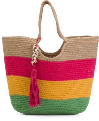 beach jute bolsa
