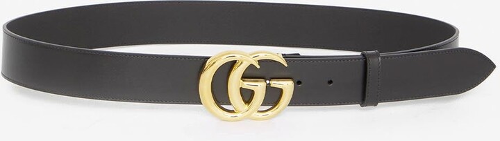 Gucci Double G Marmont Leather Belt