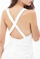 Thumbnail for your product : Forever 21 Pleated Surplice Romper