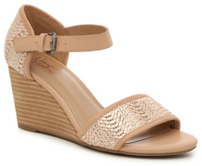 crown vintage daffodil espadrille wedge sandal