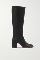 Thumbnail for your product : Chloé Edith Leather Knee Boots - Black