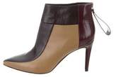 Thumbnail for your product : Pierre Hardy Colorblock Pointed-Toe Ankle Boots w/ Tags
