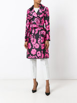 Thumbnail for your product : Milly floral print trench coat