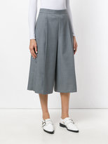 Thumbnail for your product : Thom Browne wide leg cropped trousers