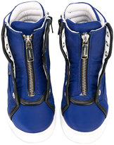 Thumbnail for your product : DSQUARED2 Kids zipped hi-top sneakers
