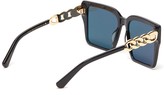 Thumbnail for your product : For Art's Sake Chain Detail Acetate Square Frame Sunglasses