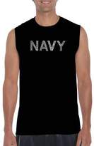 Thumbnail for your product : Los Angeles Pop Art Men's Sleeveless T-Shirt - Lyrics To Anchors Aweigh