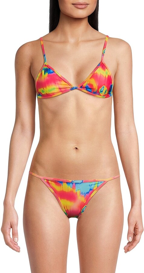 Peixoto Bomba Satin Bikini Top
