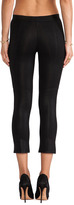 Thumbnail for your product : David Lerner Coated Crop Legging